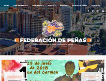 Tablet Screenshot of federacion-pfmalaga.org